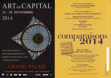 ART EN CAPITAL / COMPARAISON 2014