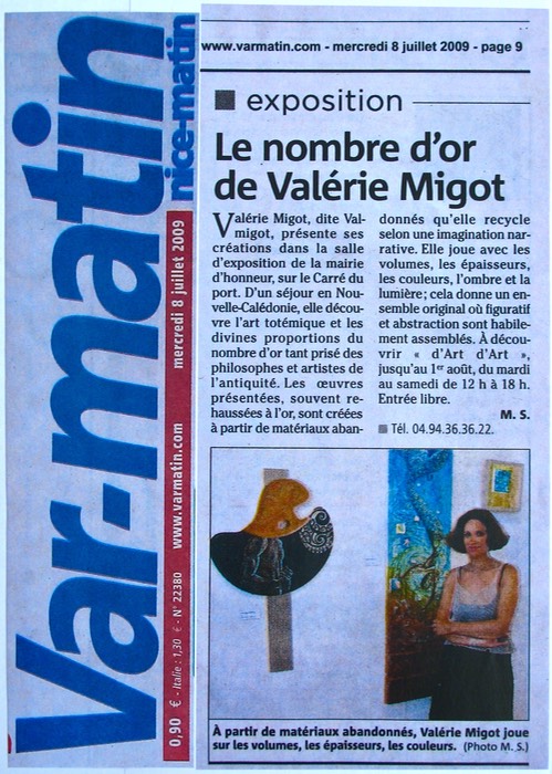 Article Presse VAR MATIN