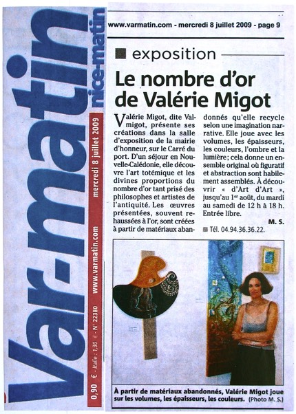 Article Presse VAR MATIN copie