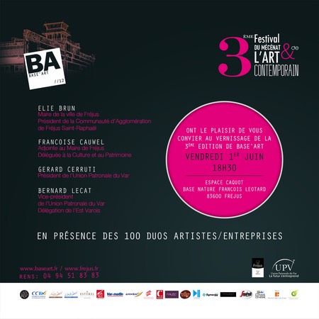 BASE'ART 2012 INVITATION VERSO