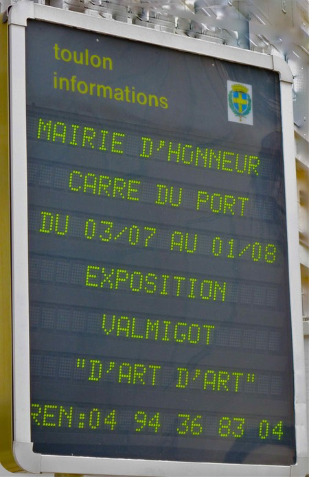 Toulon Informations Expo "D'Art d'Art" Juillet 2009